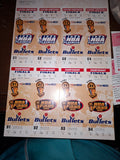 Washington Bullets 1996 Playoff Ticket Sheet