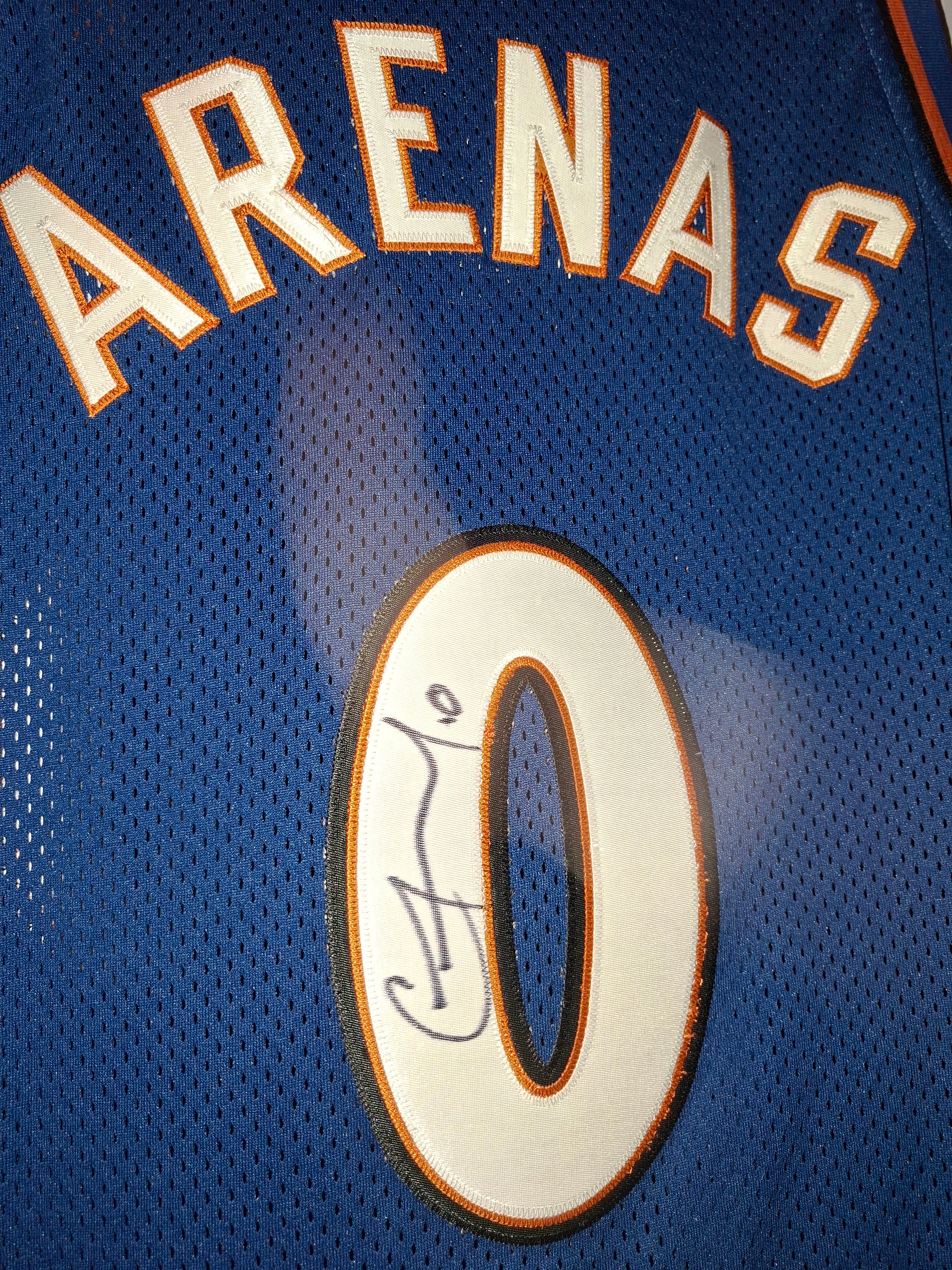 Washington Wizards #0 – Gilbert Arenas Signed Jersey (XL)